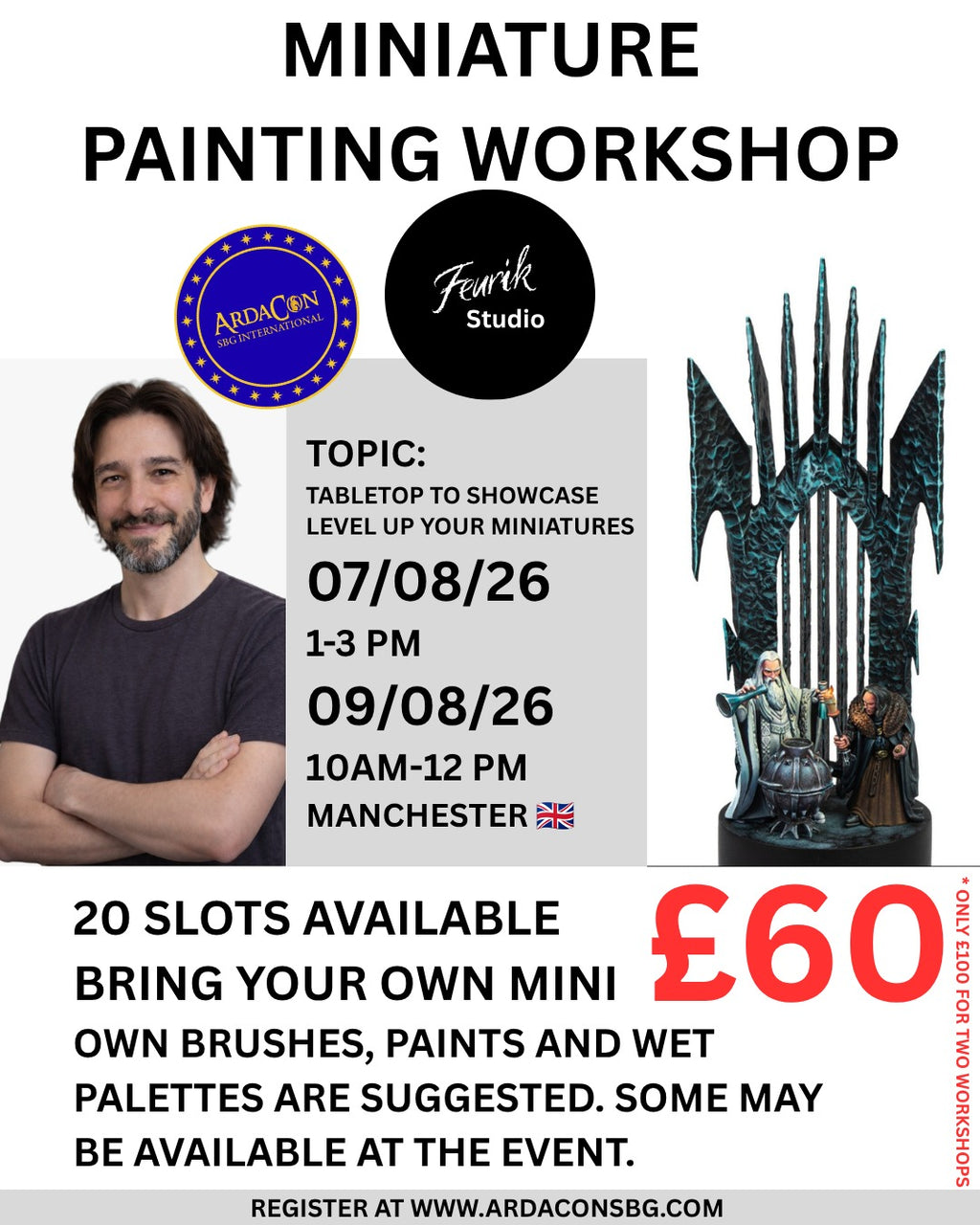 Miniature Painting workshop with Fenrik Studio