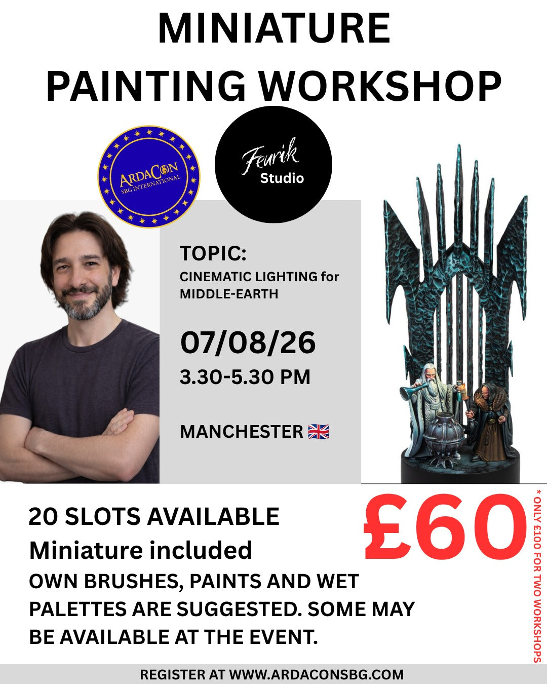 Miniature Painting workshop with Fenrik Studio