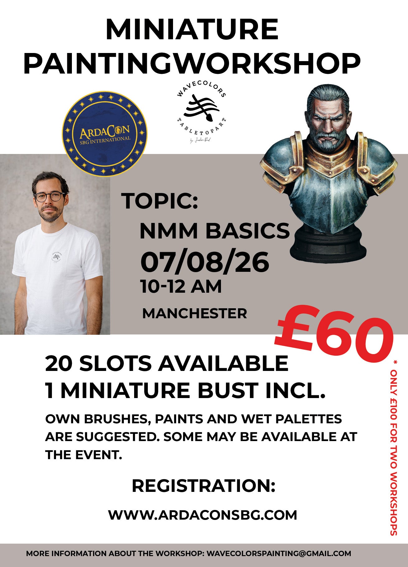 Miniature Painting Workshop with Wavecolors Tabletop Art
